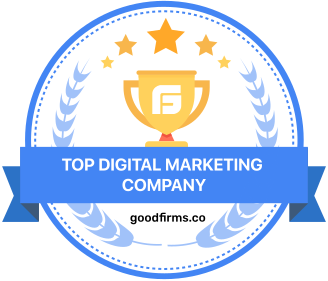 Good Firms badge for top digital marketing company